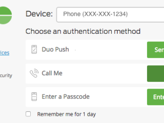 Duo Authentication Prompt Dialogue Screen